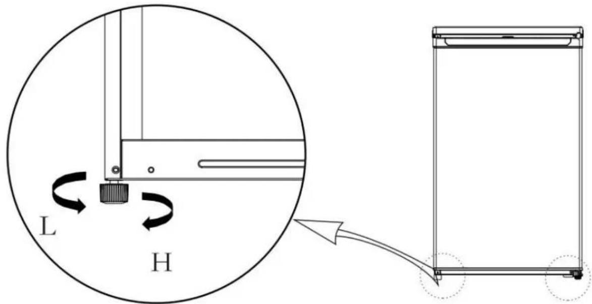 COMFEE RCD93WH2 - Nastavitelné nohy - 1