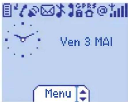 SAGEM myX5d - Écran d'accueil - 1
