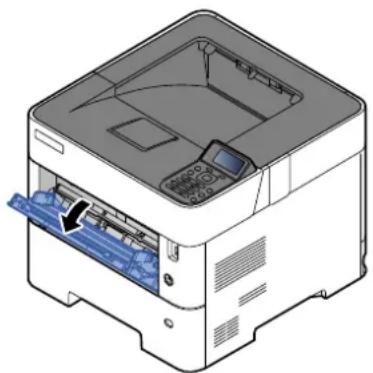OLIVETTI PGL2750 - Ouvrir le bac MF. - 1