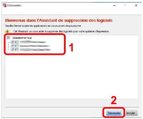OLIVETTI PGL2750 - Désinstaller le logiciel. - 1