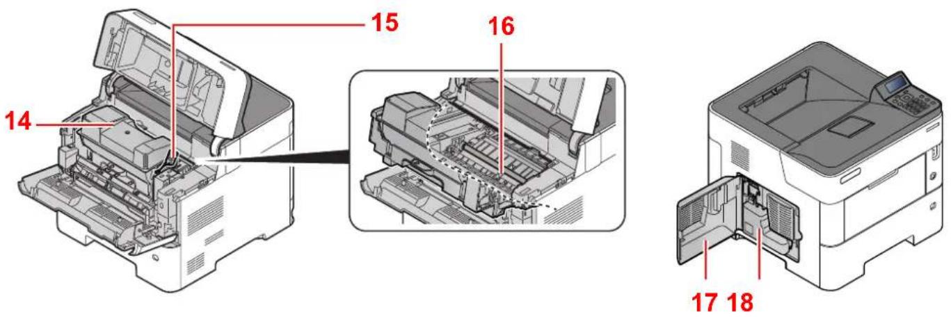 OLIVETTI PGL2750 - Connecteurs/intérieur - 4