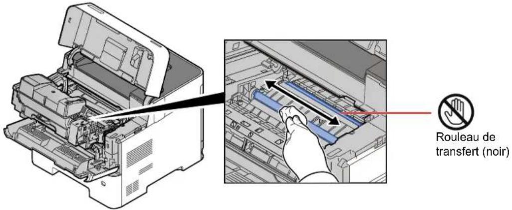 OLIVETTI PGL2750 - Utilisez un chiffon non pelucheux pour dépoussierer et nettoyer le rouleau de registration. - 1