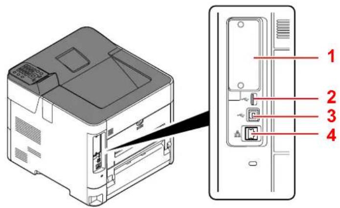 OLIVETTI PGL2750 - Connecteurs/intérieur - 1