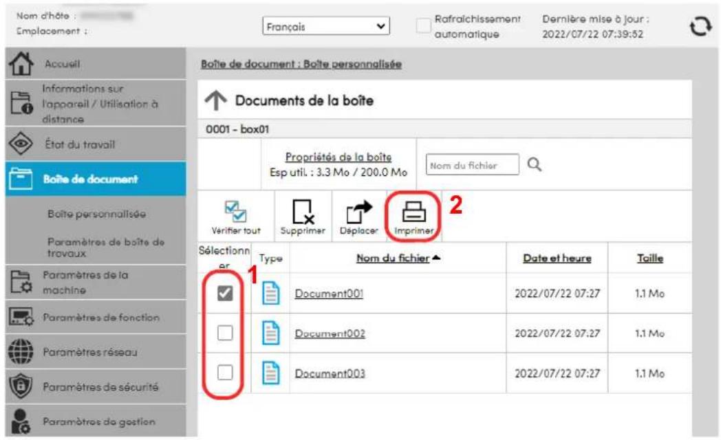 OLIVETTI PGL2750 - Imprimer le document. - 1