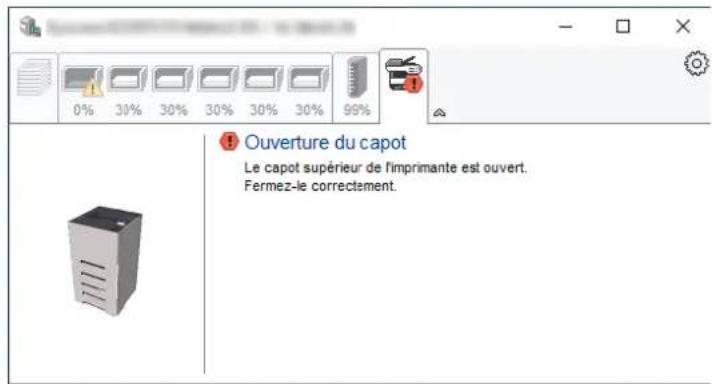 OLIVETTI PGL2750 - Onglet Alerte - 1