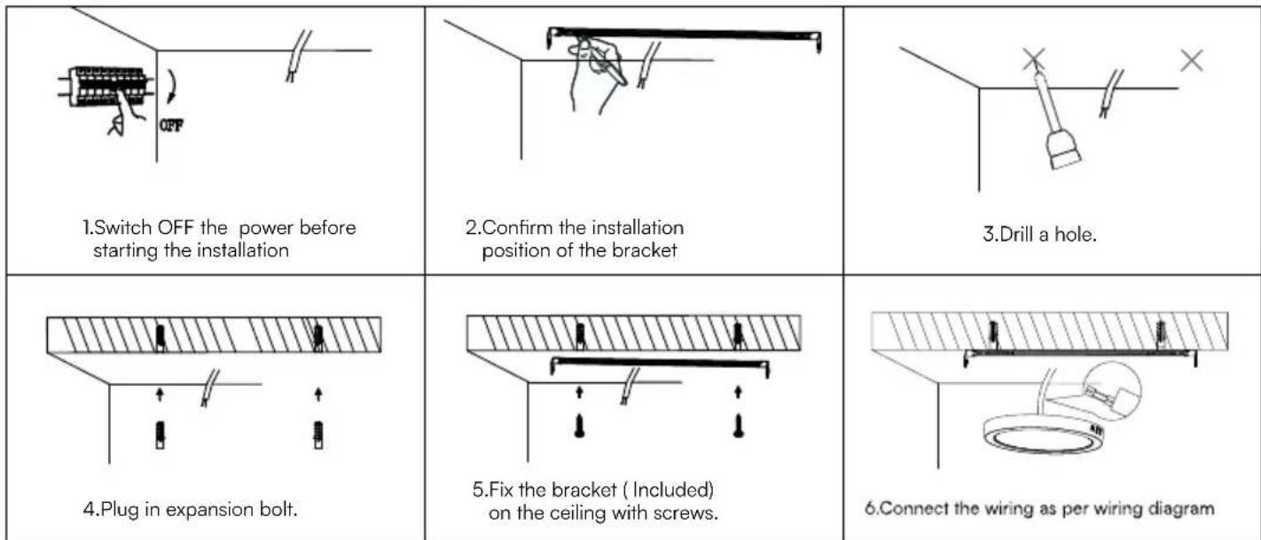 V-TAC VT60024 - MOUNTING - 2
