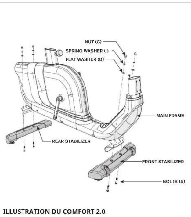 Horizon R8.0 - ASSEMBLAGE DU VÉLO DROIT ÉTAPE 1 - 1