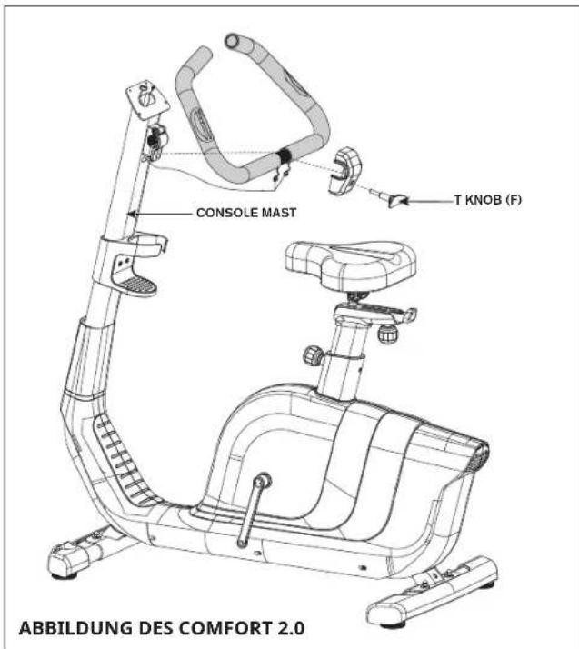 Horizon R8.0 - UPRIGHT BIKE AUFBAUSCHRITT 5 - 1
