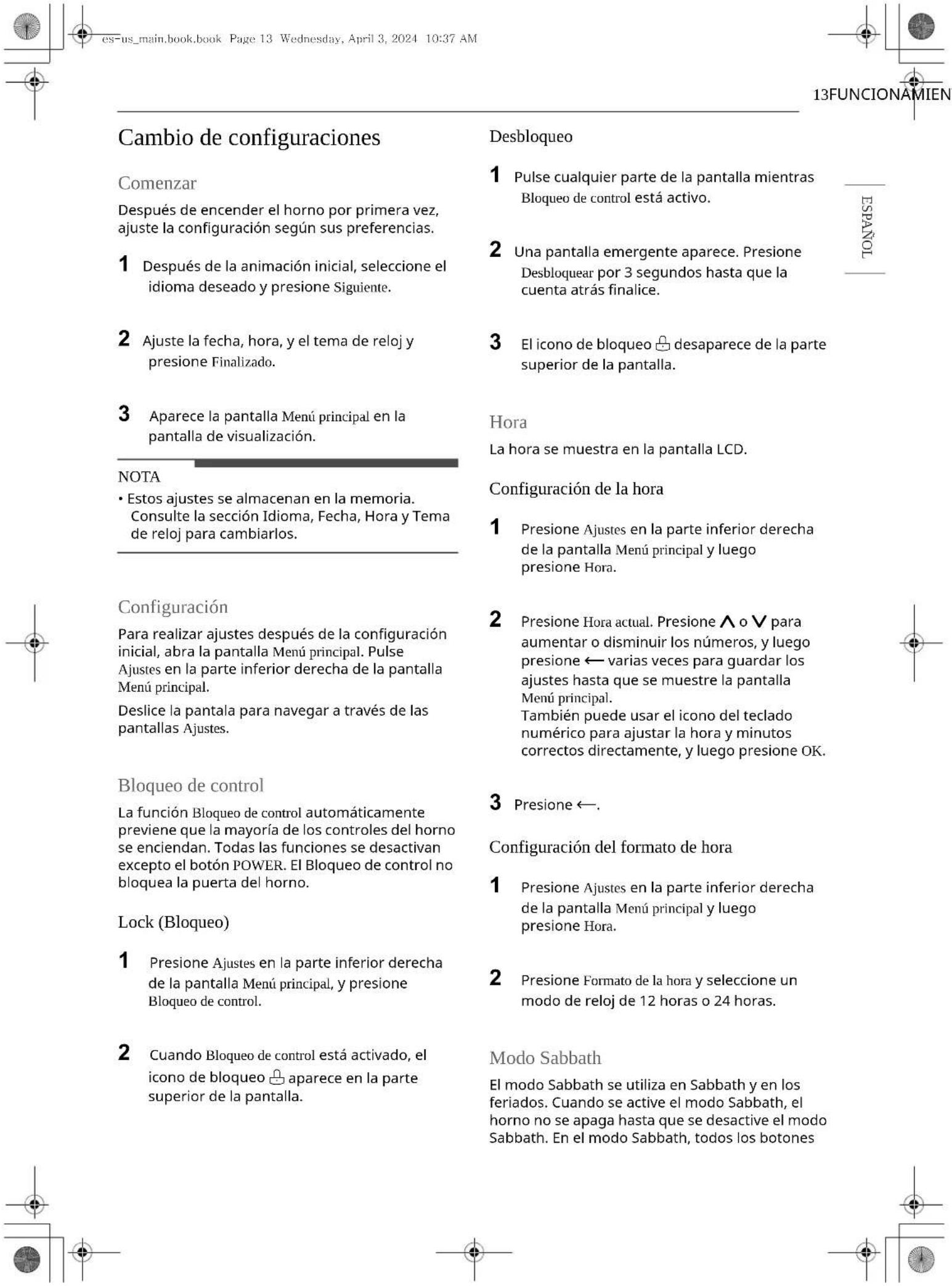 LG WSED3067M - Consejos para el ahorro de energia - 1