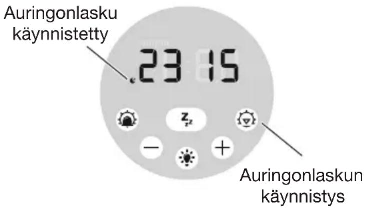 LUMIE Sunrise Alarm - Auringonlaskun käynistäminen - 1