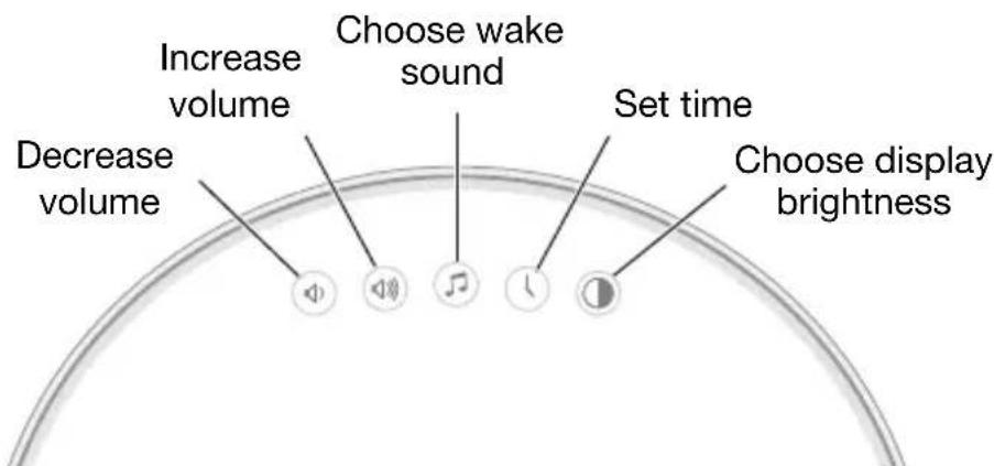 LUMIE Sunrise Alarm - To change the current time - 2