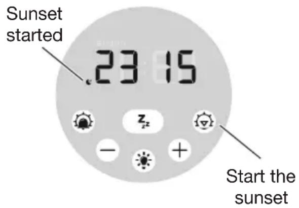 LUMIE Sunrise Alarm - To start the sunset - 1