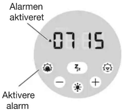 LUMIE Sunrise Alarm - Aktivering af solopgangs-alarmen - 1