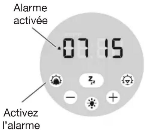 LUMIE Sunrise Alarm - Pour activer l'alarme d'aube - 2