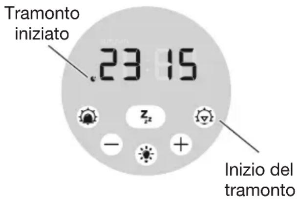 LUMIE Sunrise Alarm - Per avviare la funzione tramonto - 1