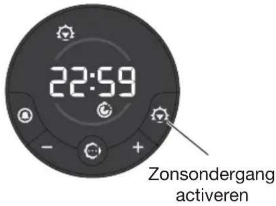LUMIE Bodyclock Rise 100 - De zonsondergang inschakelen - 1