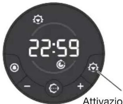 LUMIE Bodyclock Rise 100 - Per attivare la funzione tramonto - 1