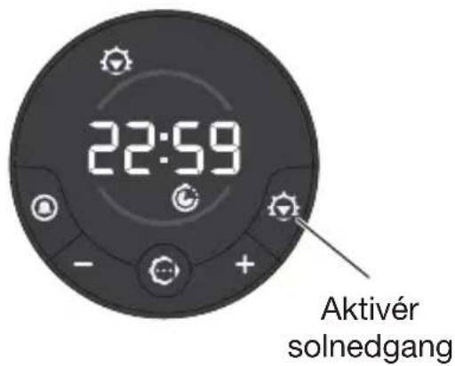 LUMIE Bodyclock Rise 100 - Aktivering af solnedgang - 1
