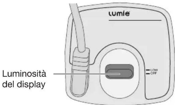 LUMIE Bodyclock Rise 100 - Luminosità del display - 1