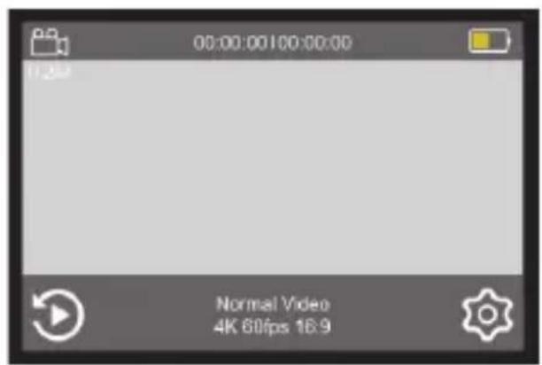 GoXtreme Phantom 4K - Menu réglages généraux video / photo - 1