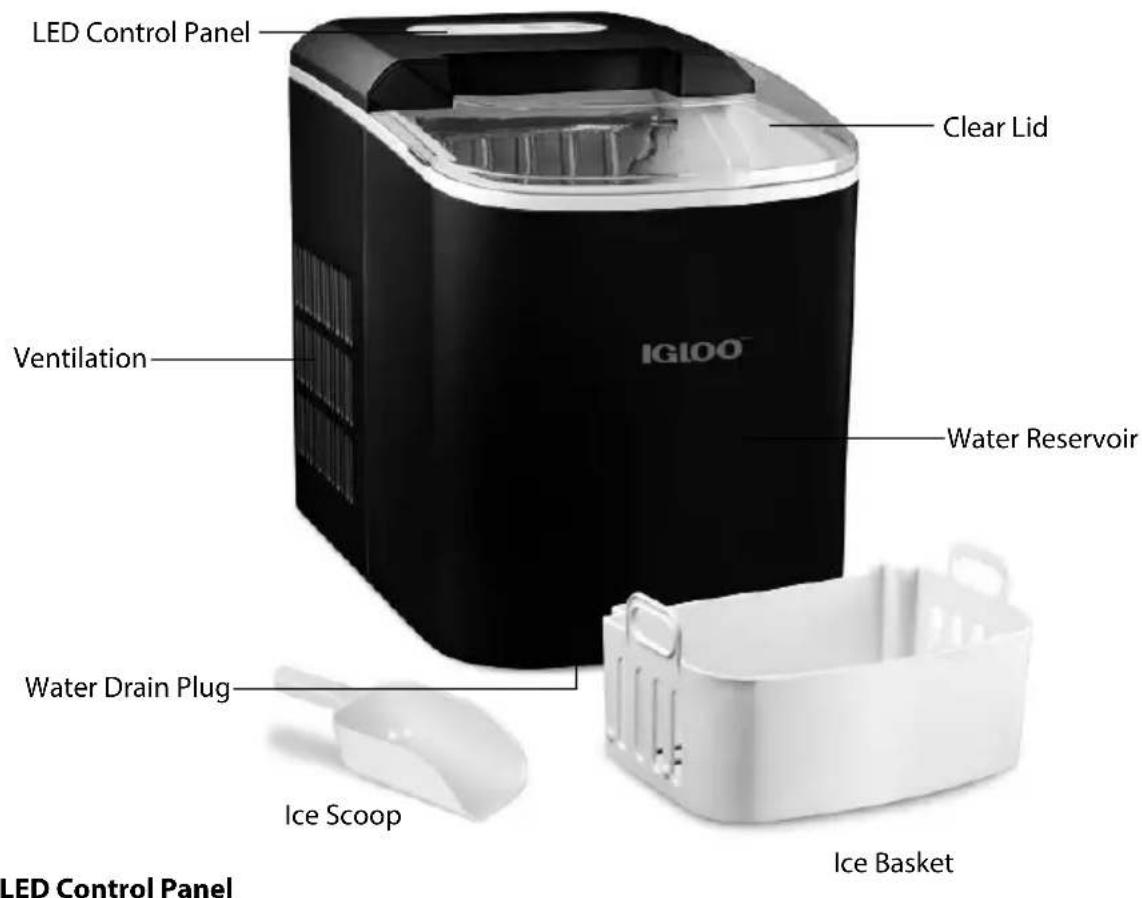 Igloo IGLICEB26BK - PARTS & ASSEMBLY - 1