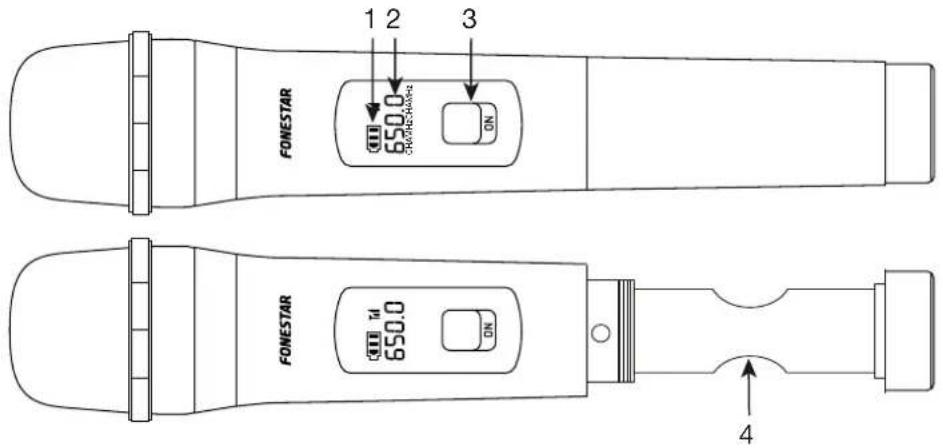 FoneStar MALIBU312 - HAND-HELD MICROPHONE - 1