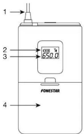 FoneStar MALIBU312 - MICRÓFONO DE PETACA - 1