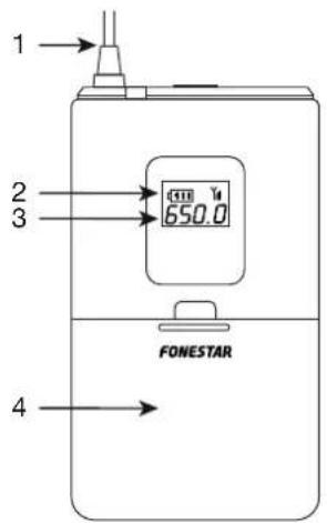 FoneStar MALIBU312 - BELT-PACK MICROPHONE - 1
