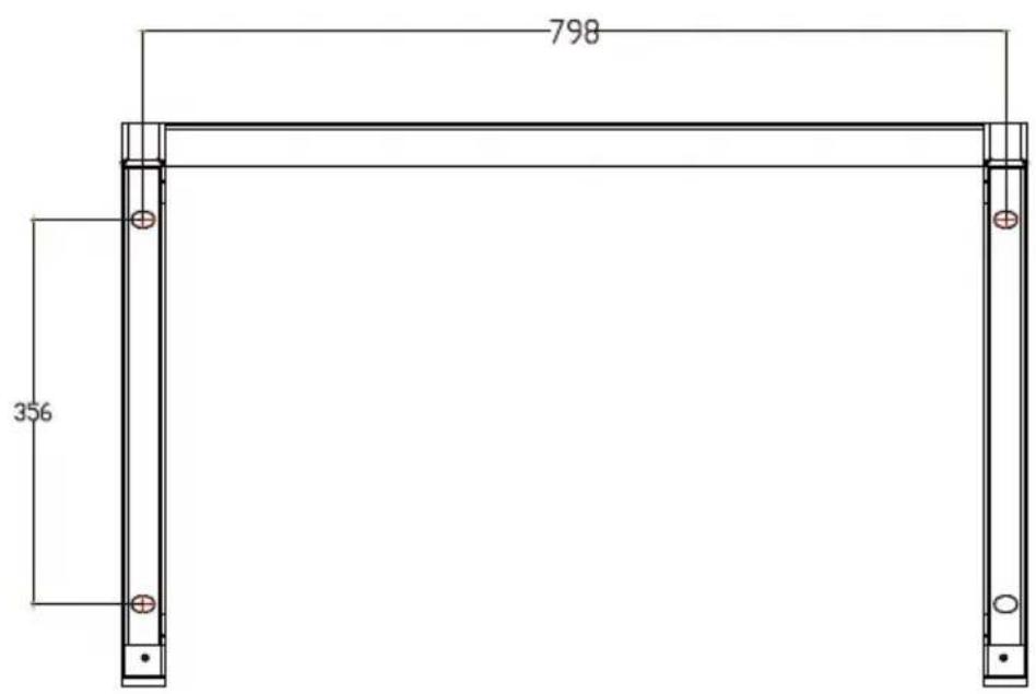 Deye SUN100KG03 - Support de montage de l'onduleur - 1