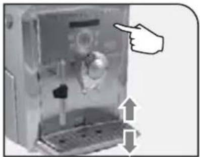 GAGGIA Platinum Swing Up RI8176 - RéGLAGE DE LA HAUTEUR DU BAC D'ÉGOUTTEMENT - 1