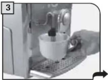 GAGGIA Platinum Swing Up RI8176 - MAKING CAPPUCCINO - 4
