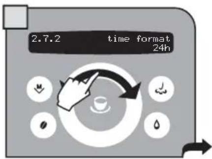 GAGGIA Platinum Swing Up RI8176 - Time format - 3