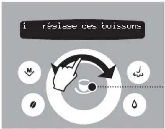 GAGGIA Platinum Swing Up RI8176 - 2.PROGRAMMATION A PARTIR DU MENU « RÉGLAGE DES BOISSONS » - 13