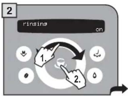 GAGGIA Platinum Swing Up RI8176 - "RINSE" MENU - 3