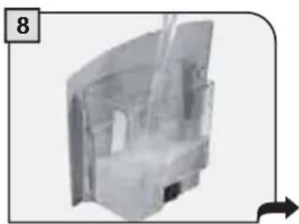 GAGGIA Platinum Swing Up RI8176 - PENDANT CETTE OPÉRATION, LA PRESENCE D'UNE PERSONNE EST NÉCESSAIRE. ATTENTION! NE JAMAIS UTILISER DE VINAIGRE POUR DETARTRER LA MACHINE. - 8