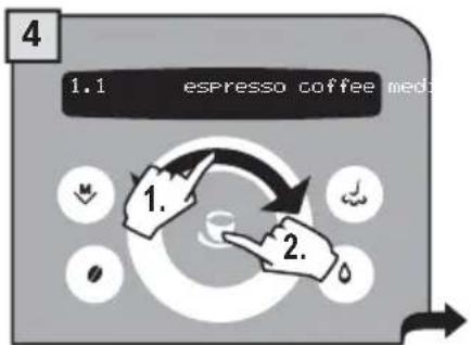GAGGIA Platinum Swing Up RI8176 - 2.PROGRAMMING FROM THE "BEVERAGE SETTINGS" MENU - 5