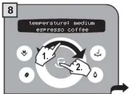 GAGGIA Platinum Swing Up RI8176 - 2.PROGRAMMING FROM THE "BEVERAGE SETTINGS" MENU - 10