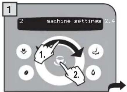 GAGGIA Platinum Swing Up RI8176 - "FILTER ALARM" MENU - 2
