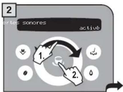 GAGGIA Platinum Swing Up RI8176 - MENU « ALERTES SONORES » - 3