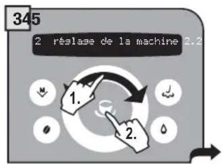 GAGGIA Platinum Swing Up RI8176 - MENU « DURETE DE L'EAU » - 4