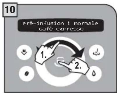 GAGGIA Platinum Swing Up RI8176 - 2.PROGRAMMATION A PARTIR DU MENU « RÉGLAGE DES BOISSONS » - 12