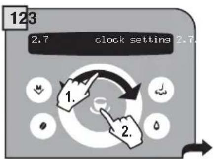 GAGGIA Platinum Swing Up RI8176 - Date setting - 2