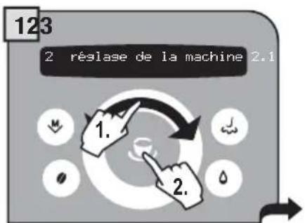 GAGGIA Platinum Swing Up RI8176 - MENU « LANGUAGE » - 2