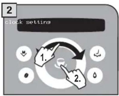GAGGIA Platinum Swing Up RI8176 - "CLOCK SETTING" MENU - 3