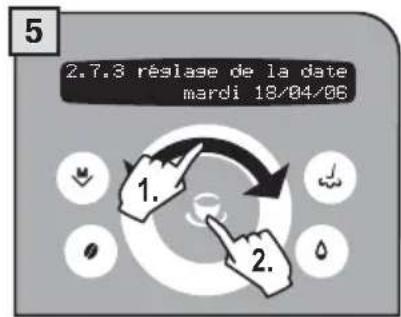 GAGGIA Platinum Swing Up RI8176 - Réglage de la date - 5