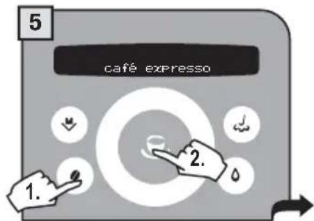 GAGGIA Platinum Swing Up RI8176 - 2.PROGRAMMATION A PARTIR DU MENU « RÉGLAGE DES BOISSONS » - 7