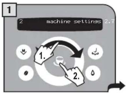 GAGGIA Platinum Swing Up RI8176 - "CLOCK SETTING" MENU - 2