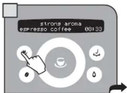 GAGGIA Platinum Swing Up RI8176 - 2.PROGRAMMING FROM THE "BEVERAGE SETTINGS" MENU - 3