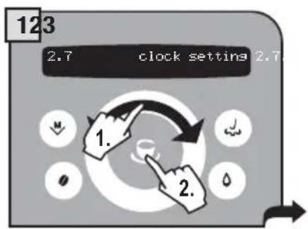 GAGGIA Platinum Swing Up RI8176 - Time setting - 2