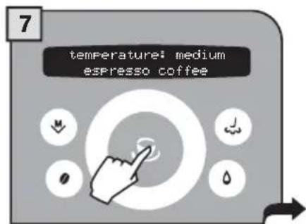 GAGGIA Platinum Swing Up RI8176 - 2.PROGRAMMING FROM THE "BEVERAGE SETTINGS" MENU - 9